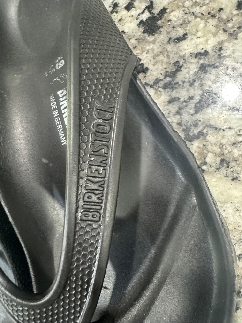 Birkenstock Black Women’s EVA Thong Sandals Size 8 - Picture 6 of 7